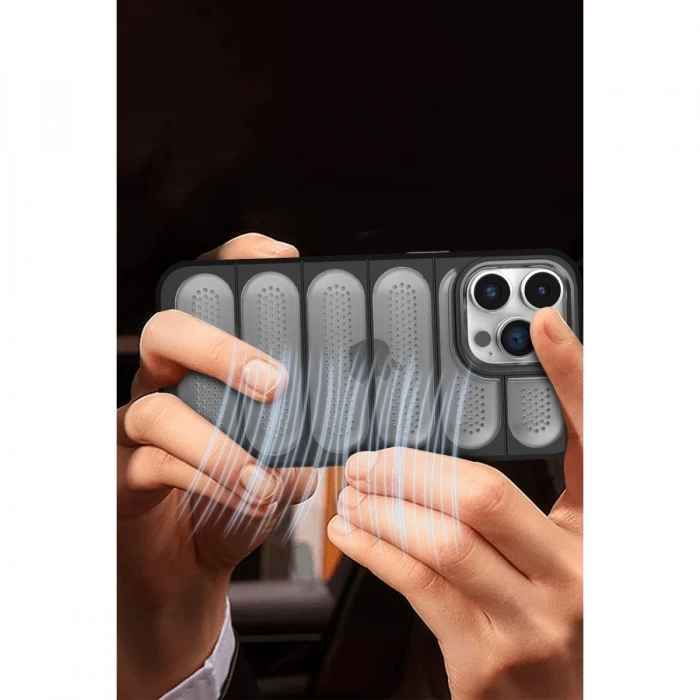 Apple iPhone 14 Pro Max Kılıf Airmax Silikon Kapak - Siyah