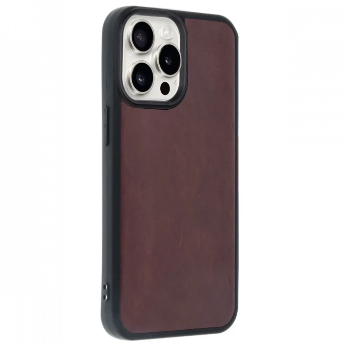 Apple iPhone 14 Pro Max Kılıf Aras Deri Kapak - Bordo