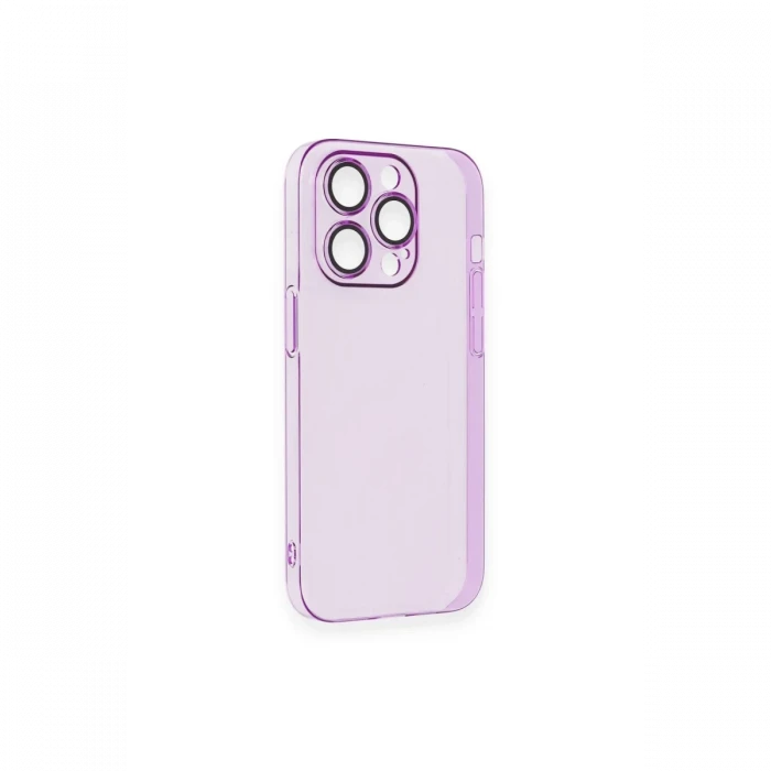 Apple iPhone 14 Pro Max Kılıf Armada Lensli Kapak - Mor