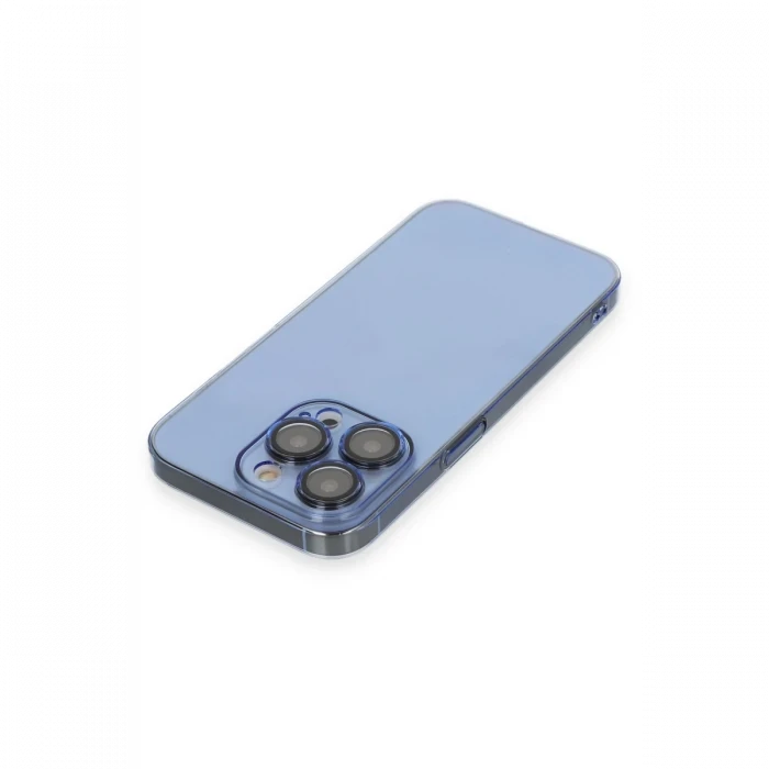 Apple iPhone 14 Pro Max Kılıf Armada Lensli Kapak - Sierra Blue