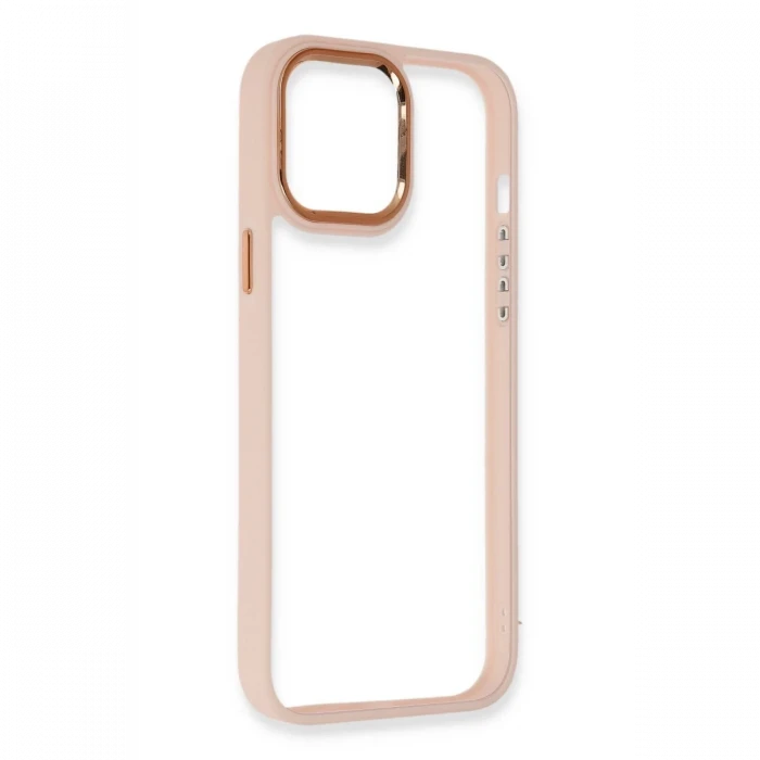 Apple iPhone 14 Pro Max Kılıf Dora Kapak - Pudra