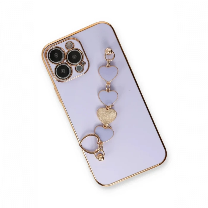 Apple iPhone 14 Pro Max Kılıf Esila Silikon - Lila
