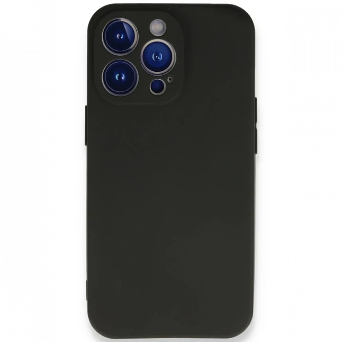 Apple iPhone 14 Pro Max Kılıf First Silikon - Siyah