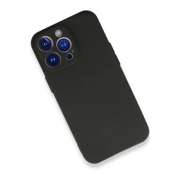 Apple iPhone 14 Pro Max Kılıf First Silikon - Siyah