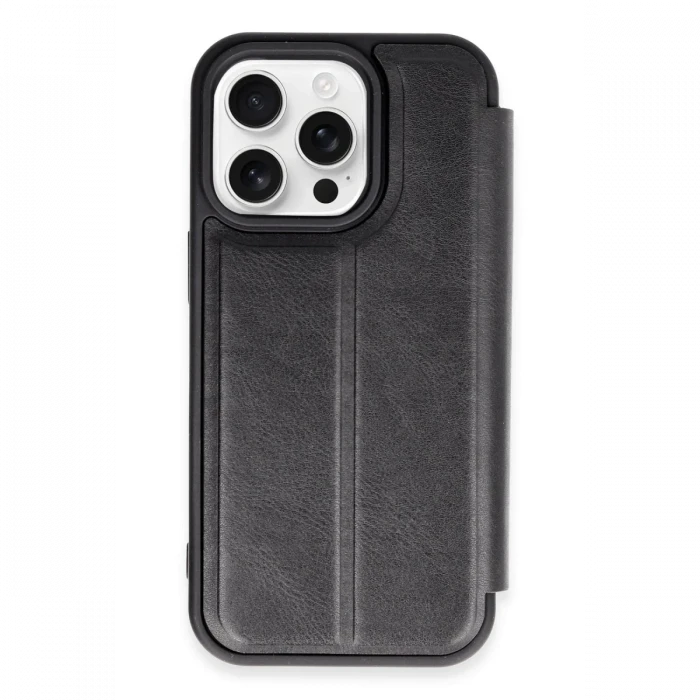 Apple iPhone 14 Pro Max Kılıf Flip Cover - Siyah