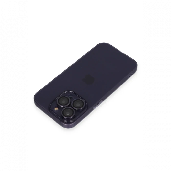 Apple iPhone 14 Pro Max Kılıf Luko Lens Silikon - Siyah