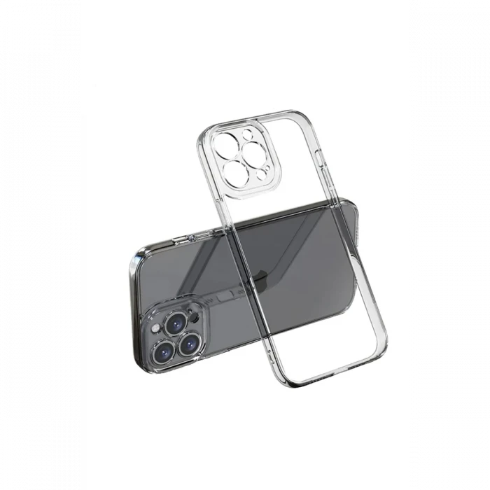 Apple iPhone 14 Pro Max Kılıf Lüx Şeffaf Silikon