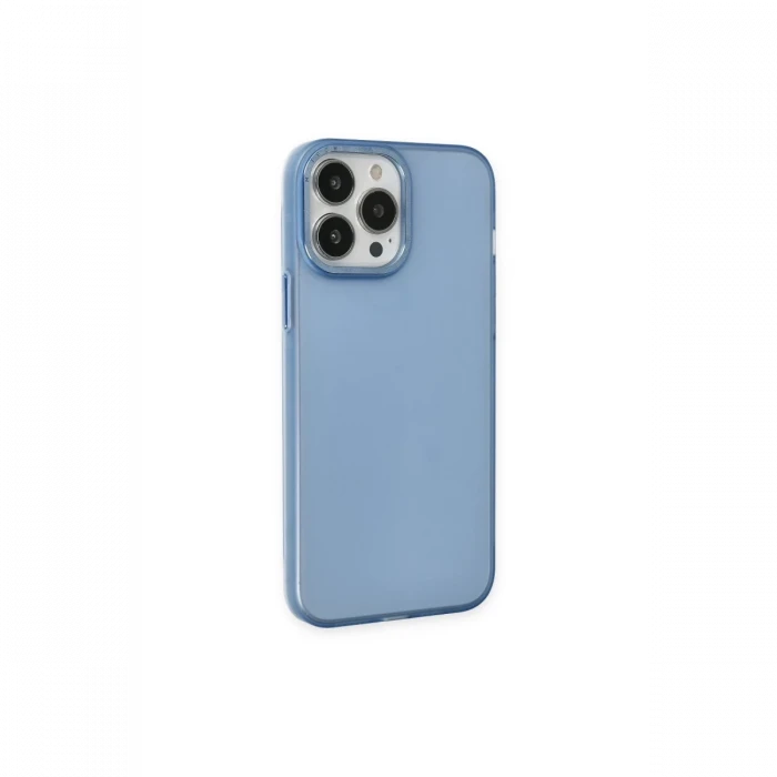 Apple iPhone 14 Pro Max Kılıf Modos Metal Kapak - Mavi