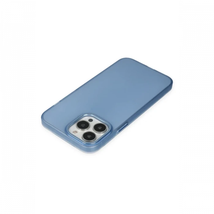 Apple iPhone 14 Pro Max Kılıf Modos Metal Kapak - Mavi