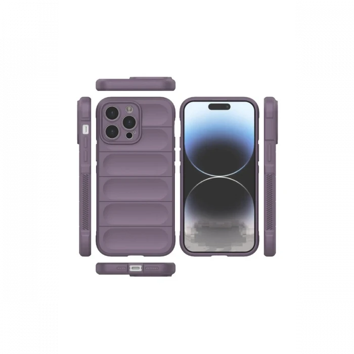 Apple iPhone 14 Pro Max Kılıf Optimum Silikon - Mor