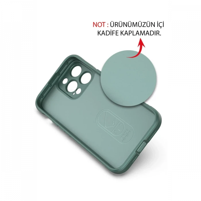 Apple iPhone 14 Pro Max Kılıf Optimum Silikon - Siyah