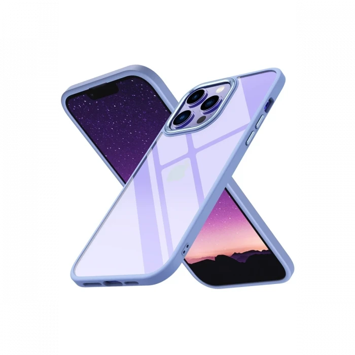Apple iPhone 14 Pro Max Kılıf Power Silikon - Lila