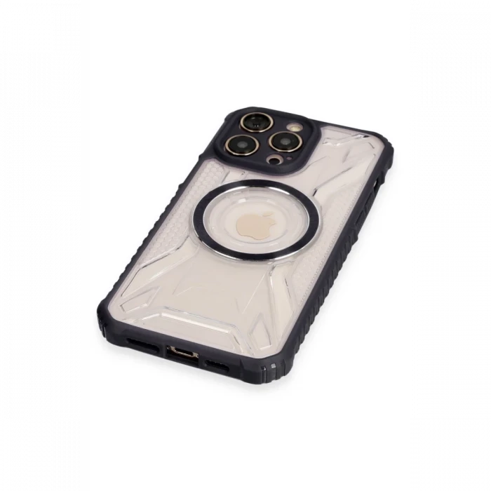 Apple iPhone 14 Pro Max Kılıf Prag Magneticsafe Kapak - Siyah