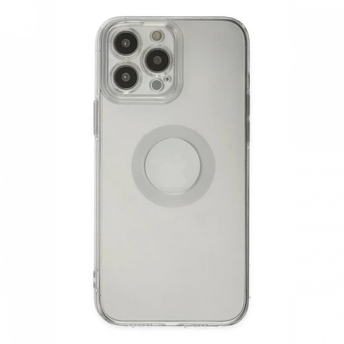 Apple iPhone 14 Pro Max Kılıf Santa Lens Silikon - Şeffaf
