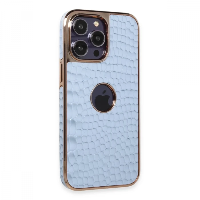 Apple iPhone 14 Pro Max Kılıf Snake Kapak - Sierra Blue