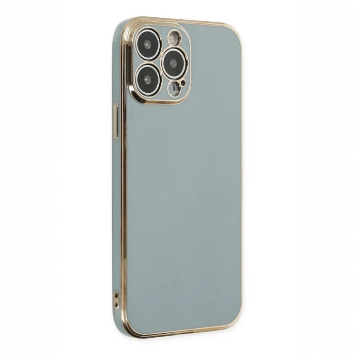 Apple iPhone 14 Pro Max Kılıf Volet Silikon - Açık Yeşil