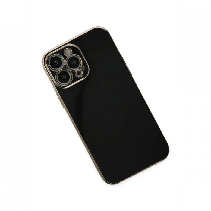 Apple iPhone 14 Pro Max Kılıf Volet Silikon - Siyah