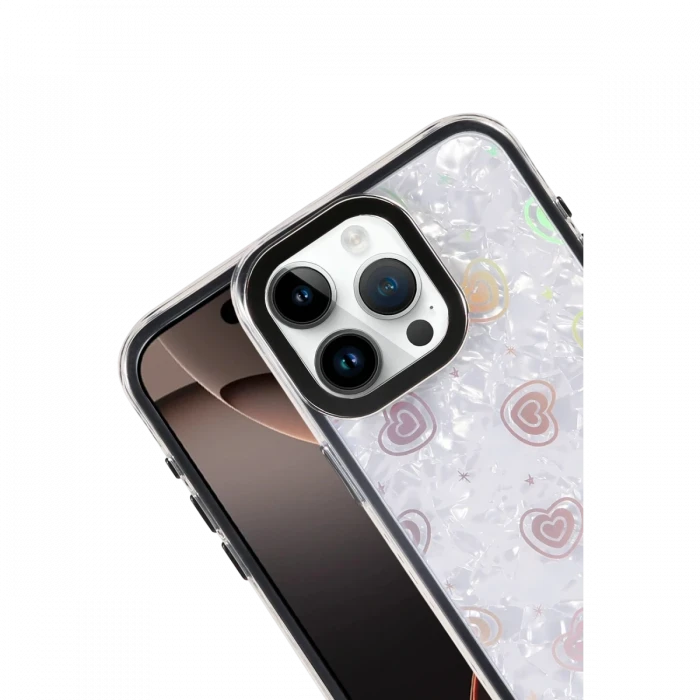 Apple iPhone 14 Pro Max Lumi Desenli Kapak - Siyah