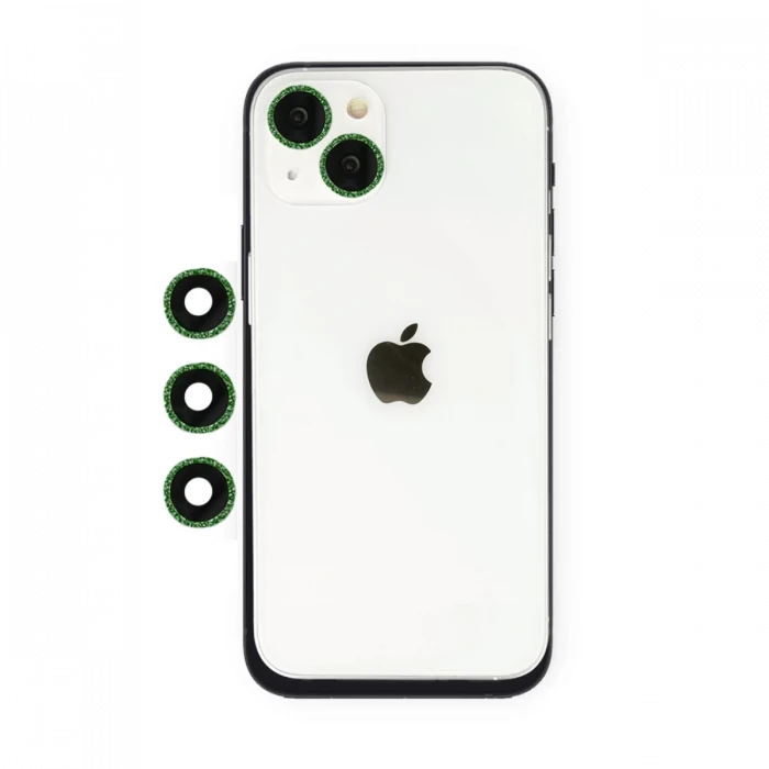 Apple iPhone 14 Shine Kamera Lens - Yeşil