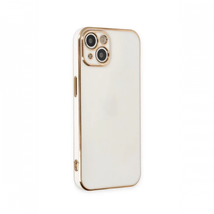 Apple iPhone 15 Kılıf Volet Silikon - Beyaz