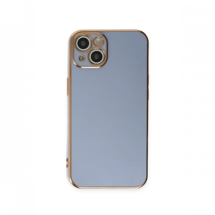 Apple iPhone 15 Kılıf Volet Silikon - Mavi