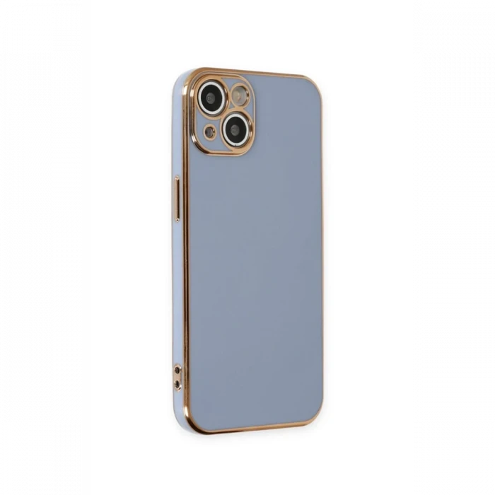 Apple iPhone 15 Kılıf Volet Silikon - Mavi