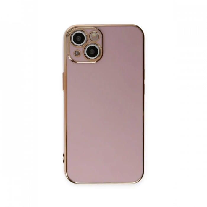 Apple iPhone 15 Kılıf Volet Silikon - Mor