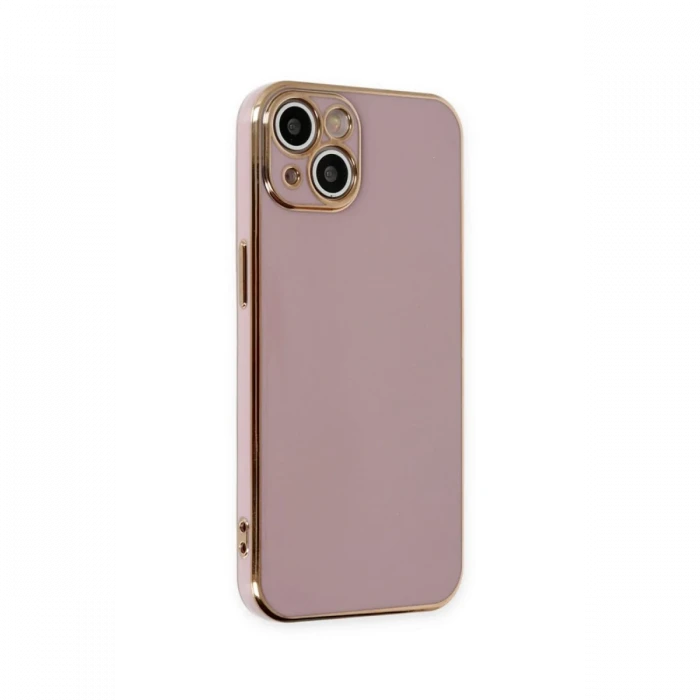 Apple iPhone 15 Kılıf Volet Silikon - Mor