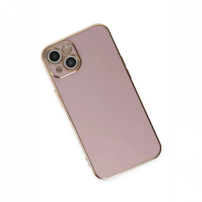 Apple iPhone 15 Kılıf Volet Silikon - Mor
