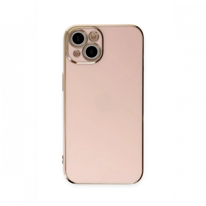 Apple iPhone 15 Kılıf Volet Silikon - Pembe