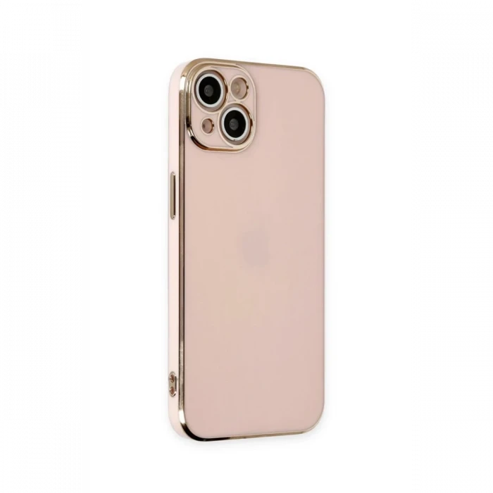 Apple iPhone 15 Kılıf Volet Silikon - Pembe