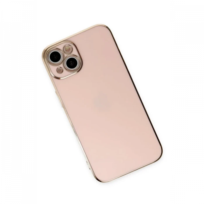 Apple iPhone 15 Kılıf Volet Silikon - Pembe