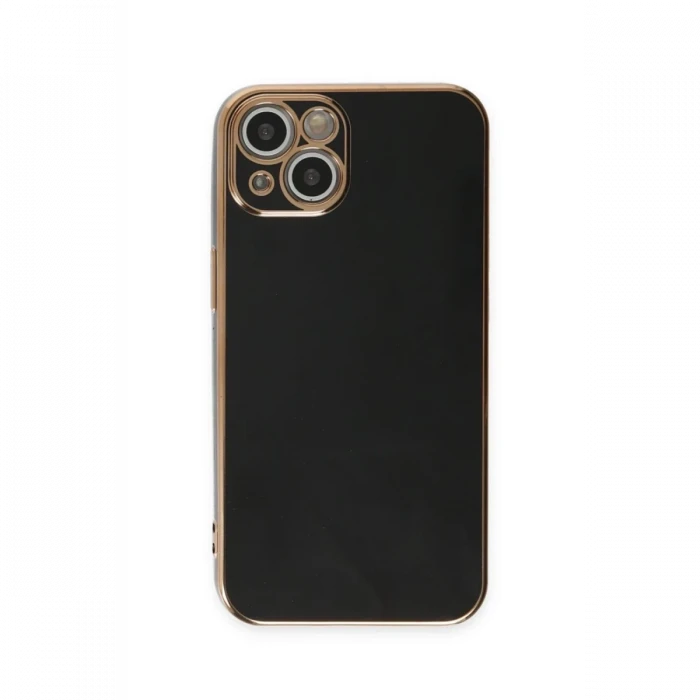 Apple iPhone 15 Kılıf Volet Silikon - Siyah