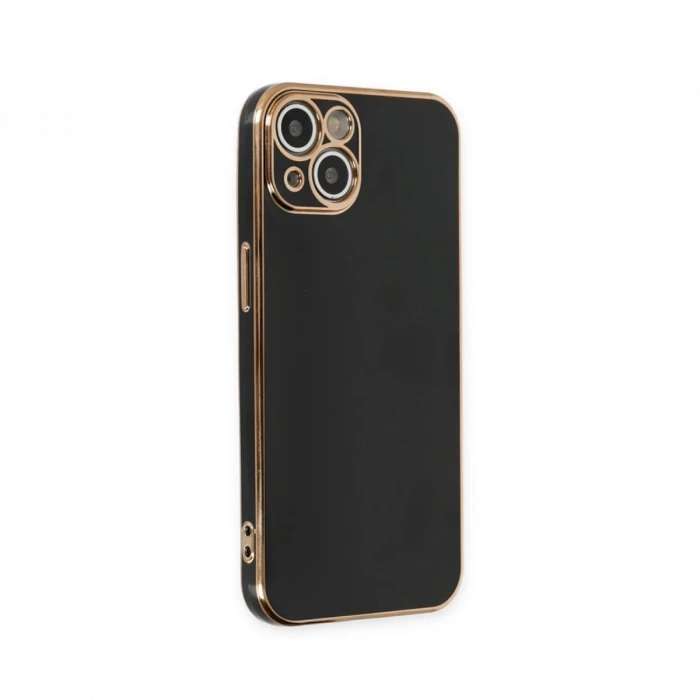 Apple iPhone 15 Kılıf Volet Silikon - Siyah