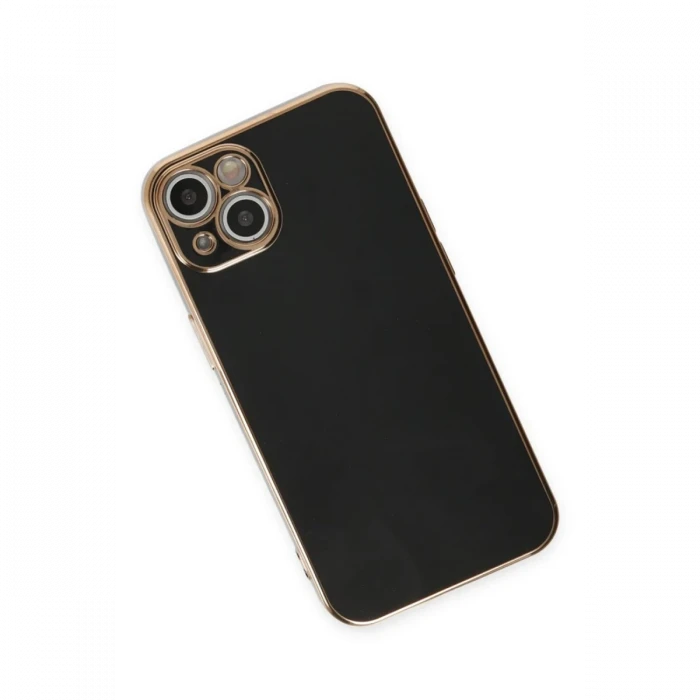 Apple iPhone 15 Kılıf Volet Silikon - Siyah