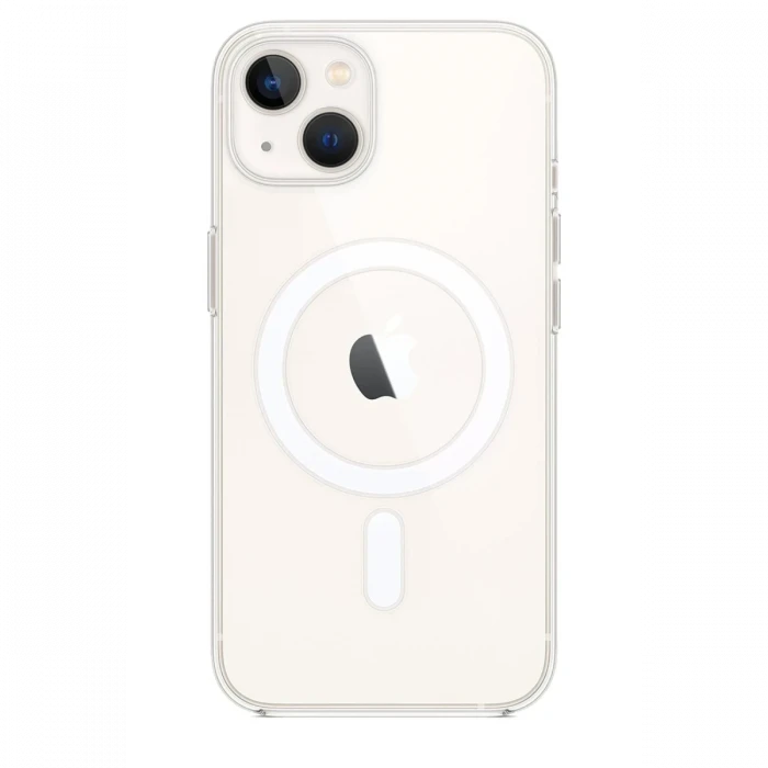 Apple iPhone 15 Plus Kılıf Pc Real Magsafe Kapak - Şeffaf