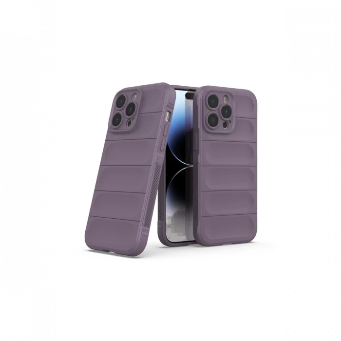 Apple iPhone 15 Pro Kılıf Optimum Silikon - Mor