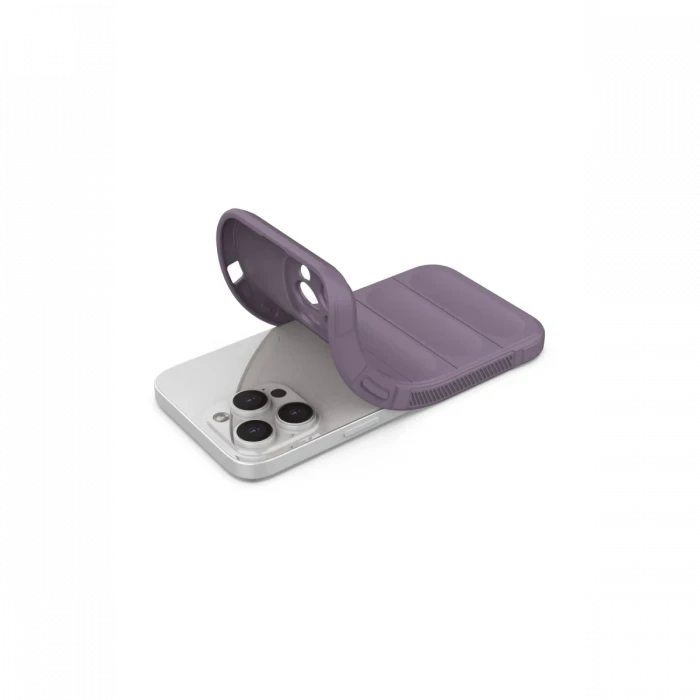 Apple iPhone 15 Pro Kılıf Optimum Silikon - Mor