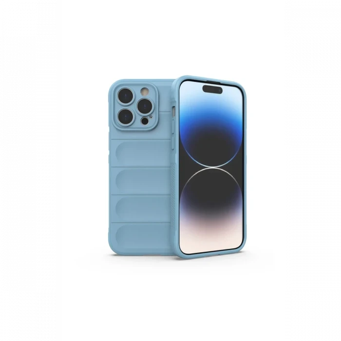 Apple iPhone 15 Pro Kılıf Optimum Silikon - Sky Blue