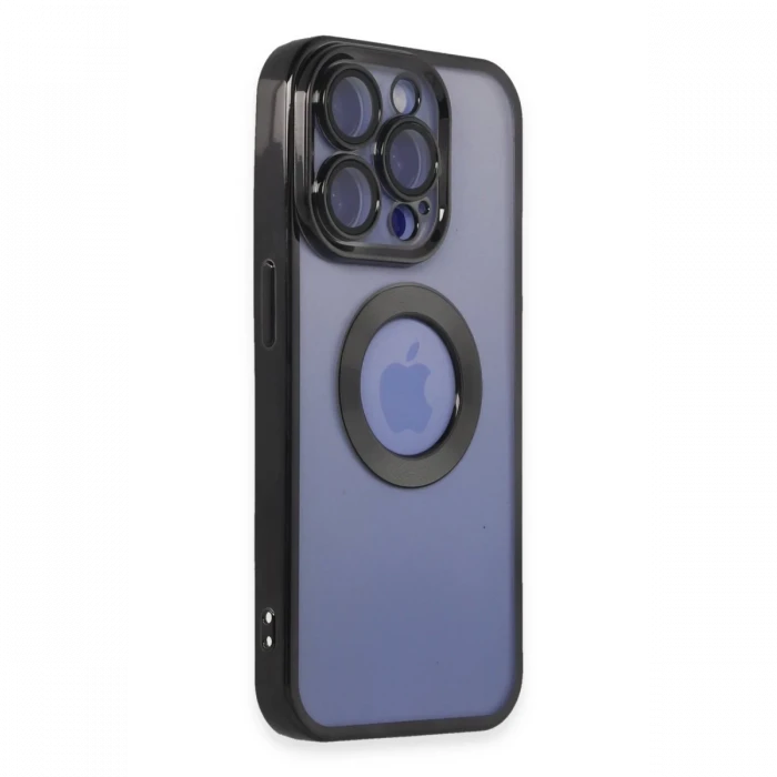 Apple iPhone 15 Pro Kılıf Slot Silikon - Siyah
