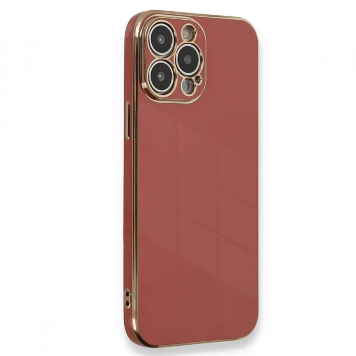 Apple iPhone 15 Pro Kılıf Volet Silikon - Kırmızı