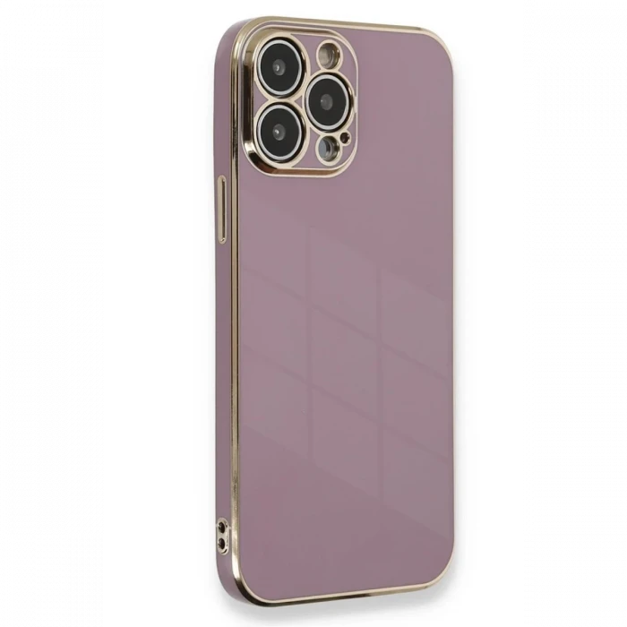 Apple iPhone 15 Pro Kılıf Volet Silikon - Mor