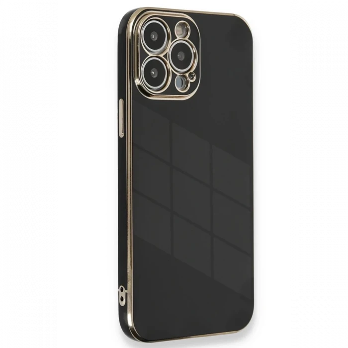 Apple iPhone 15 Pro Kılıf Volet Silikon - Siyah