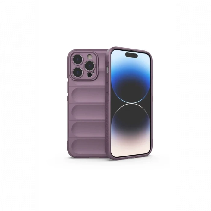 Apple iPhone 15 Pro Max Kılıf Optimum Silikon - Mor