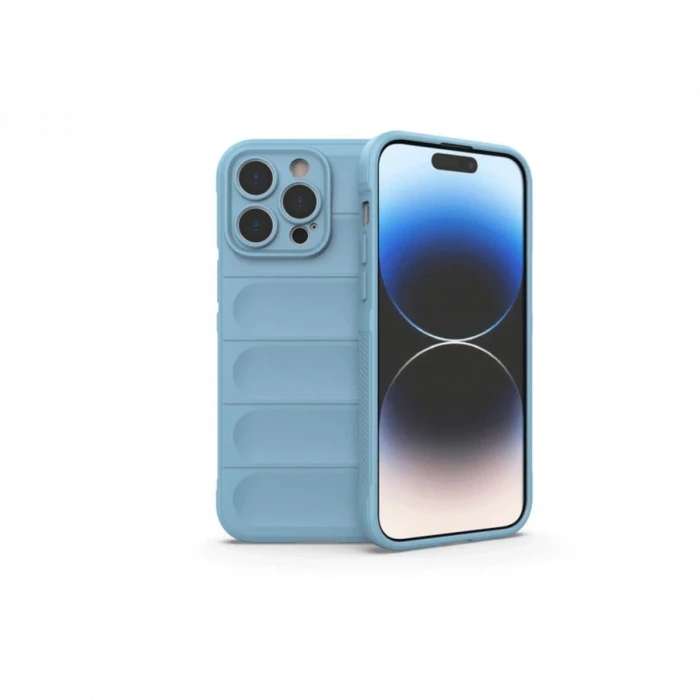 Apple iPhone 15 Pro Max Kılıf Optimum Silikon - Sky Blue