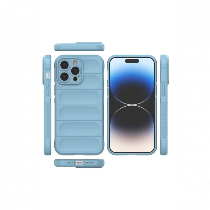 Apple iPhone 15 Pro Max Kılıf Optimum Silikon - Sky Blue