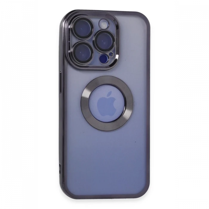 Apple iPhone 15 Pro Max Kılıf Slot Silikon - Mor