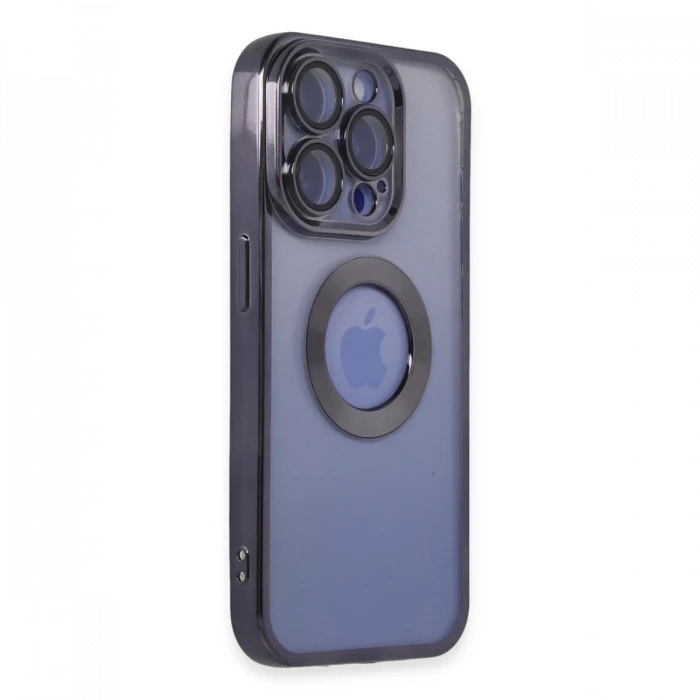 Apple iPhone 15 Pro Max Kılıf Slot Silikon - Mor