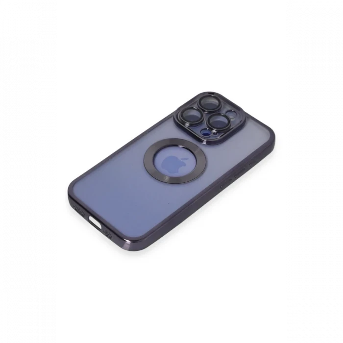 Apple iPhone 15 Pro Max Kılıf Slot Silikon - Mor