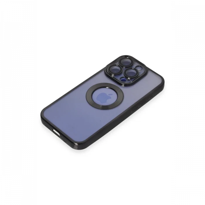 Apple iPhone 15 Pro Max Kılıf Slot Silikon - Siyah